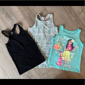 Bundle!! 3 girls tanks 4t-6t